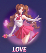 Love Symbol In Moon Princess Slot