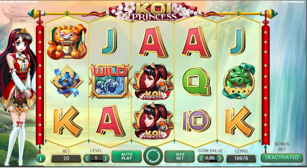 Gameplay of Koi Princess Slot